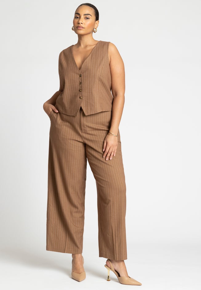 Pinstripe Vest image number 2