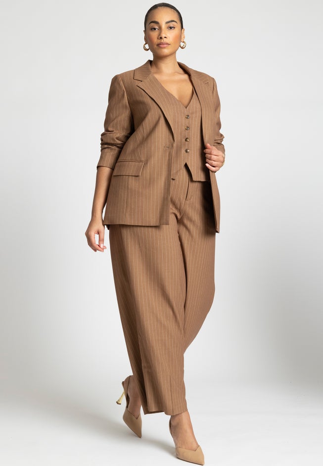 Pinstripe Blazer image number null