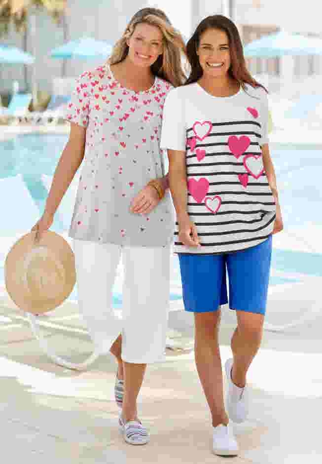 Graphic Print Scoop Neck Tunic image number 5