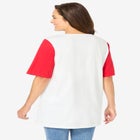 Graphic Print Scoop Neck Tunic image number null