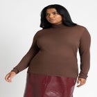 Sheer Lightweight Turtleneck Sweater image number null