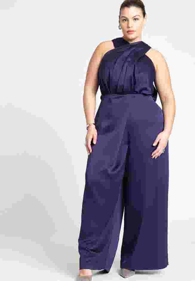 Draped Neck Jumpsuit image number 0