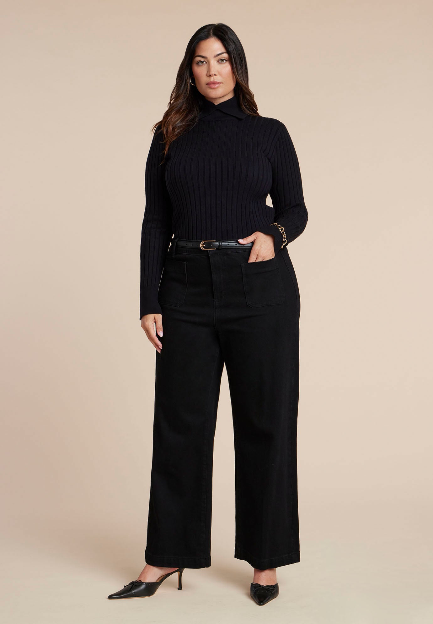 High Collar Sweater image number 2