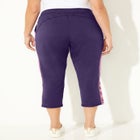 Colorblock French Terry Capri image number null