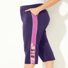 Colorblock French Terry Capri image number null