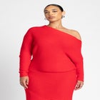 One Shoulder Maxi Dress W Slit image number null