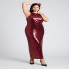 Sequin Maxi Dress image number null