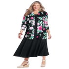 Wide Elastic Waist Skirt image number null