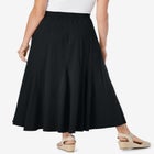 Wide Elastic Waist Skirt image number null