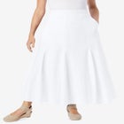 Wide Elastic Waist Skirt image number 0