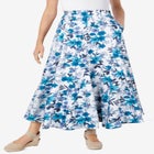 Wide Elastic Waist Skirt image number null