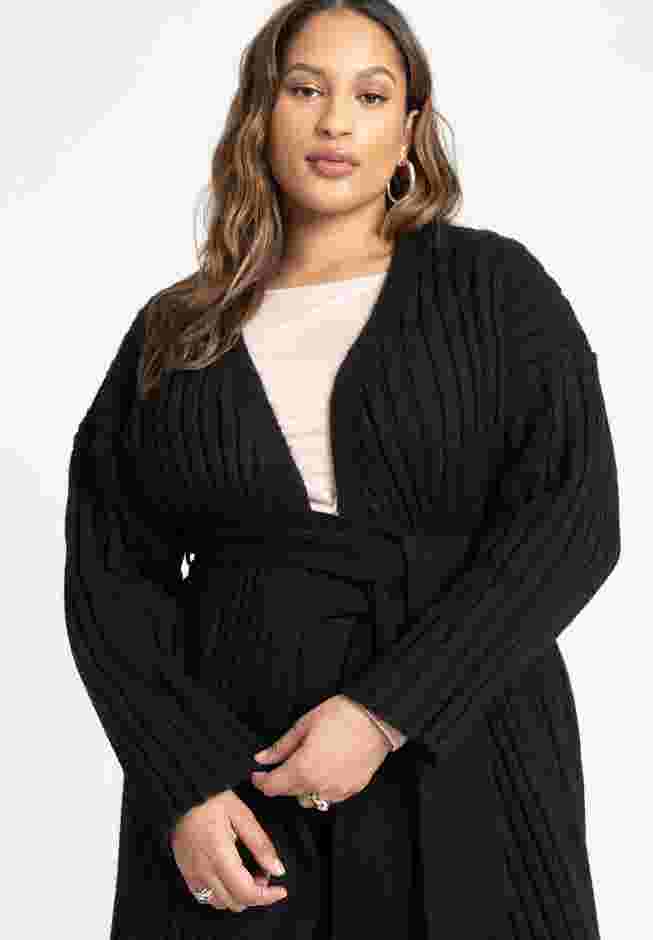 Long Belted Cardigan image number 4