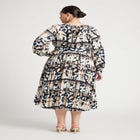 Front Keyhole Pleated Maxi Dress image number null