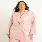 Oversized Sequin Blazer image number null