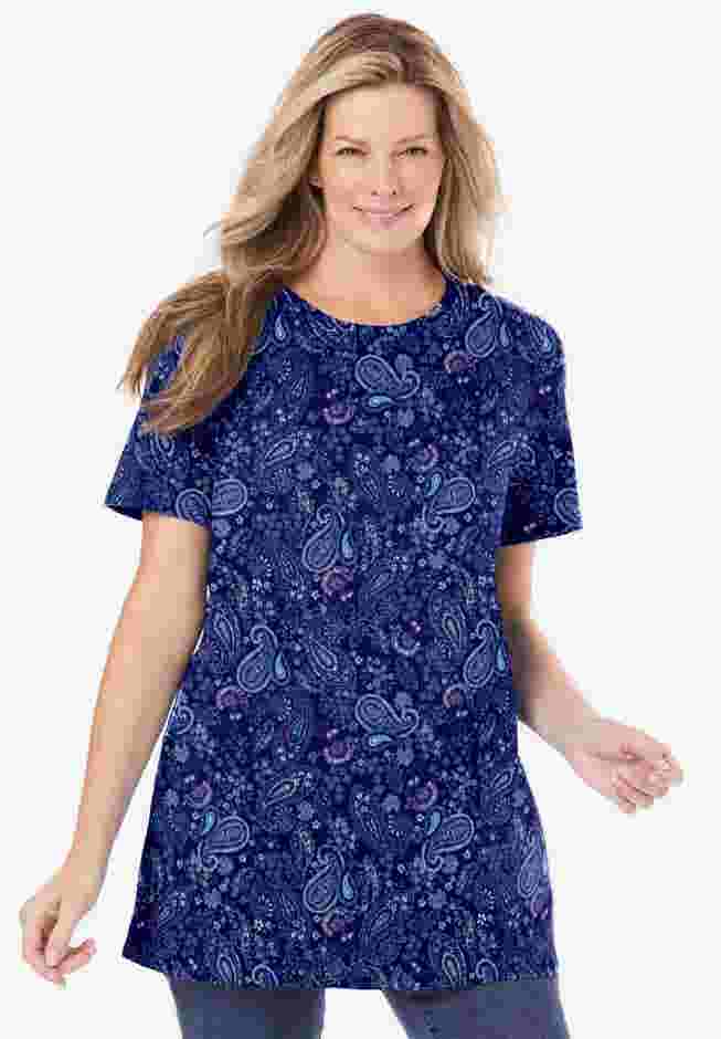 Perfect Printed Crewneck Tunic image number 6