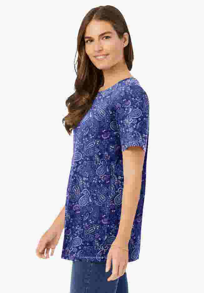 Perfect Printed Crewneck Tunic image number 2