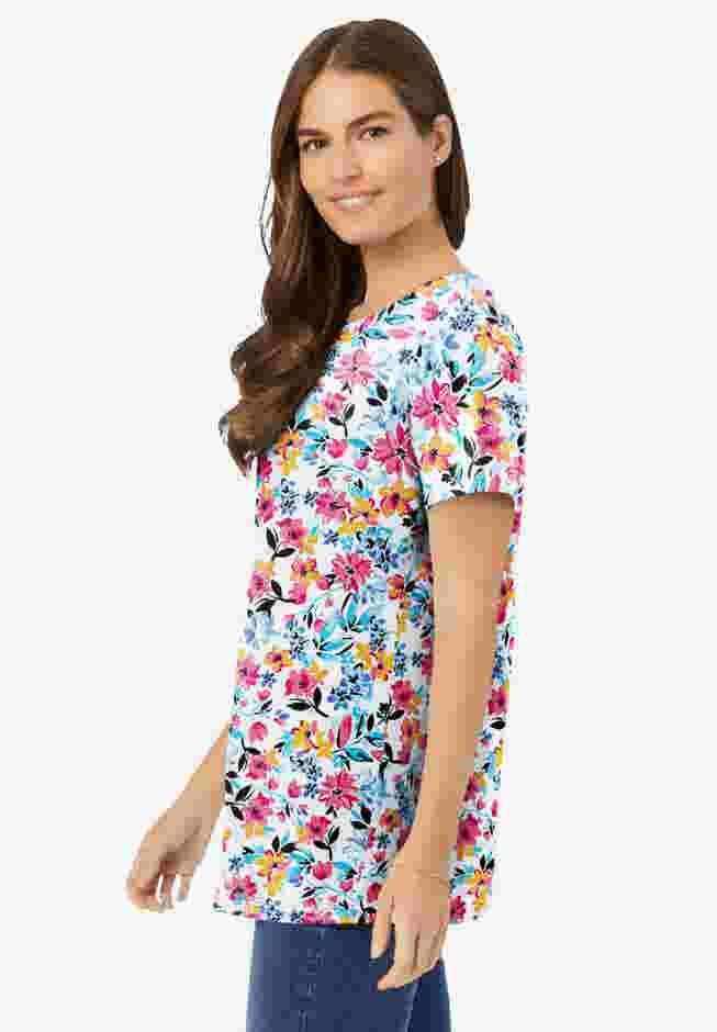 Perfect Printed Crewneck Tunic image number 2