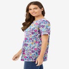 Perfect Printed Crewneck Tunic image number null