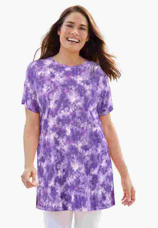 Perfect Printed Crewneck Tunic image number 0