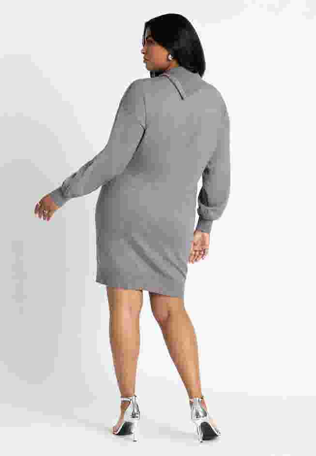 Zipper Sleeve Mini Dress image number 1