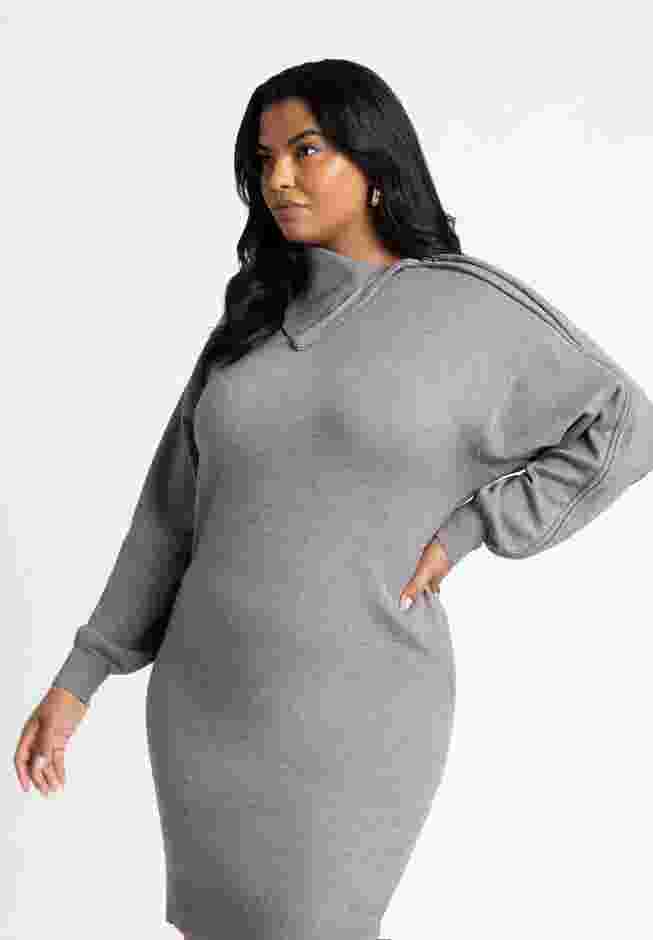 Zipper Sleeve Mini Dress image number 2