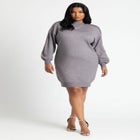 Zipper Sleeve Mini Dress image number null