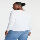 Boat Neck Long Sleeve Shirt image number null