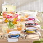 12-Pc. Almira Melamine Dinnerware Set image number null