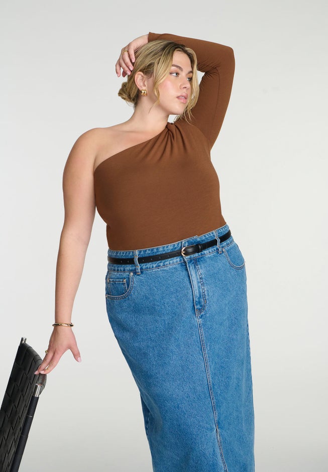 One Shoulder Long Sleeve image number 2