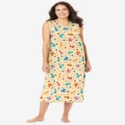 Long Sleeveless Sleepshirt image number null