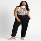 Ankle Pant With Belt image number null