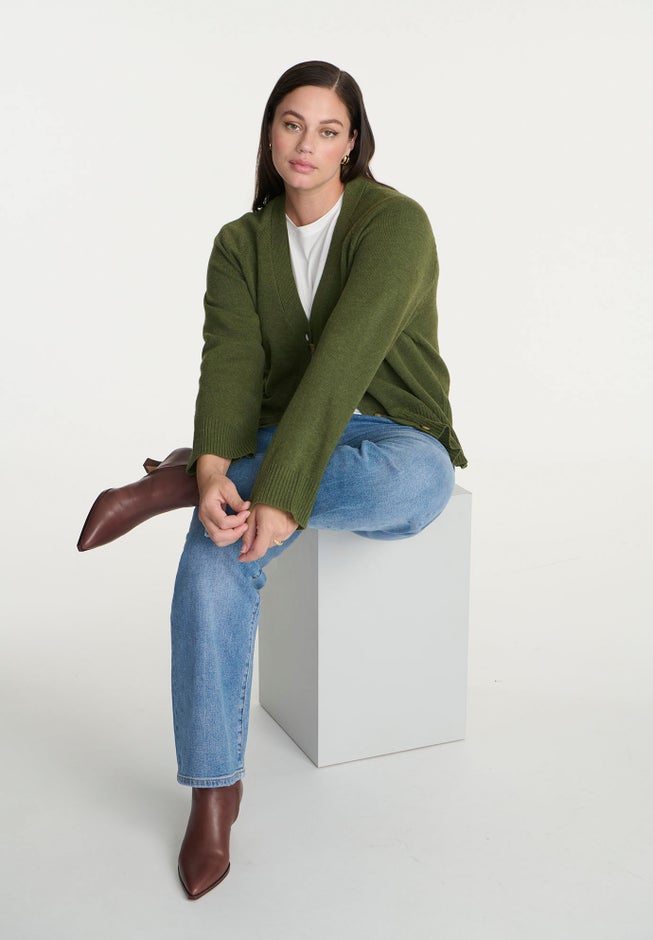 Button Up Cardigan Sweater image number 3