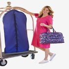 2-Piece Large Quilted Tote & Garment Bag image number 0