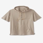 Gauze Short-Sleeve Hoodie image number null