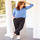 Cloud Knit French Terry Collared Tunic image number null