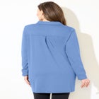 Cloud Knit French Terry Collared Tunic image number null