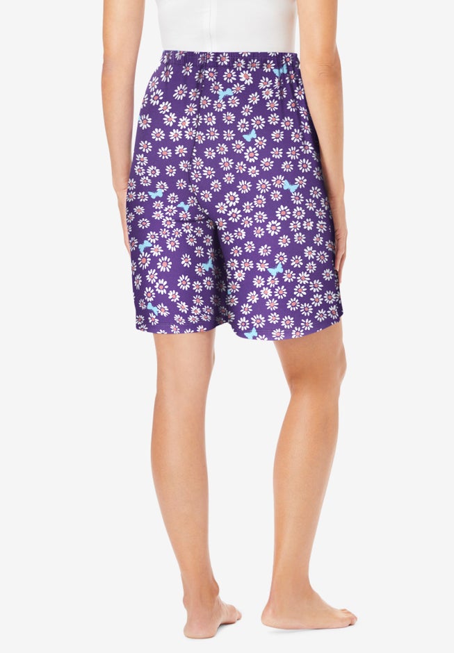 Print Pajama Shorts image number 1