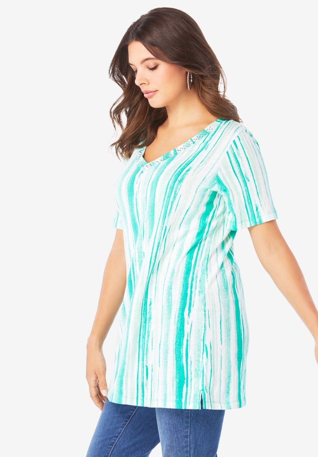 Studded Tie Dye Tunic image number 2