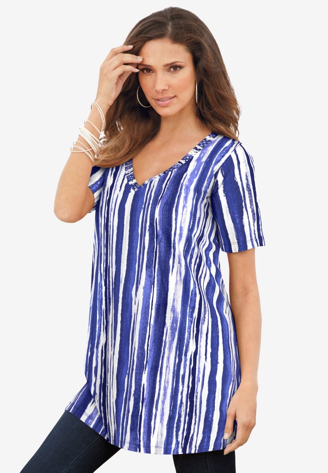 Studded Tie Dye Tunic image number 0