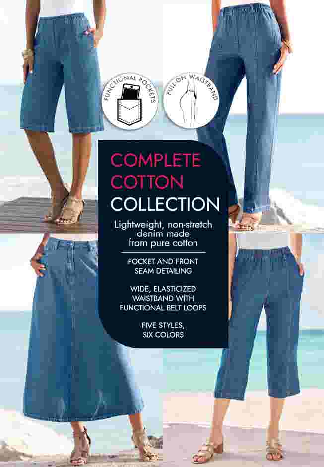Plus Size Easy-Wear Bermuda Short image number 3