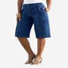 Plus Size Easy-Wear Bermuda Short image number null
