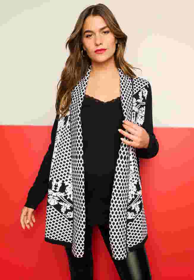 Diamond Cage Cardigan Sweater image number 0