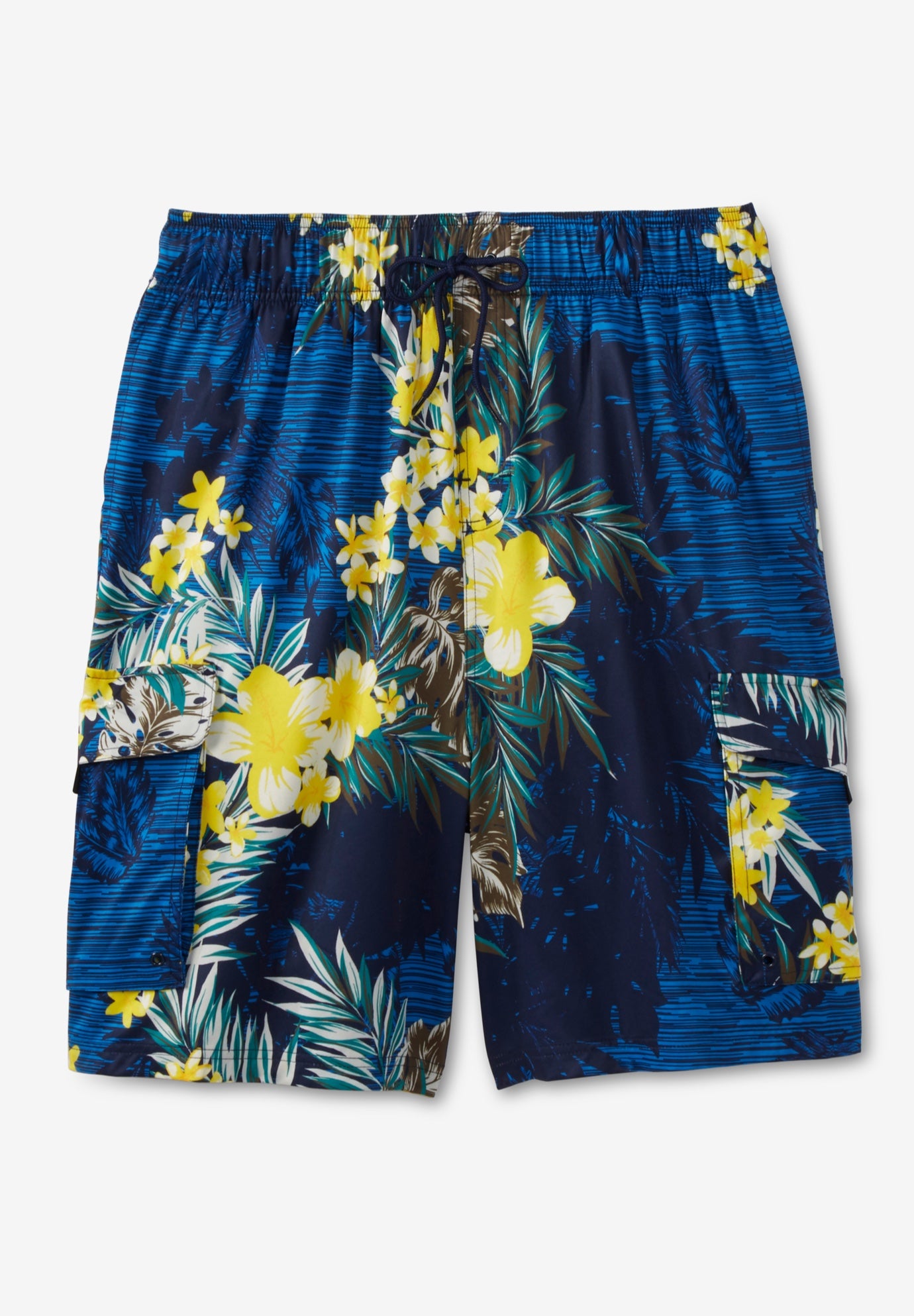 8" Flex Cargo Swim Trunks image number 0