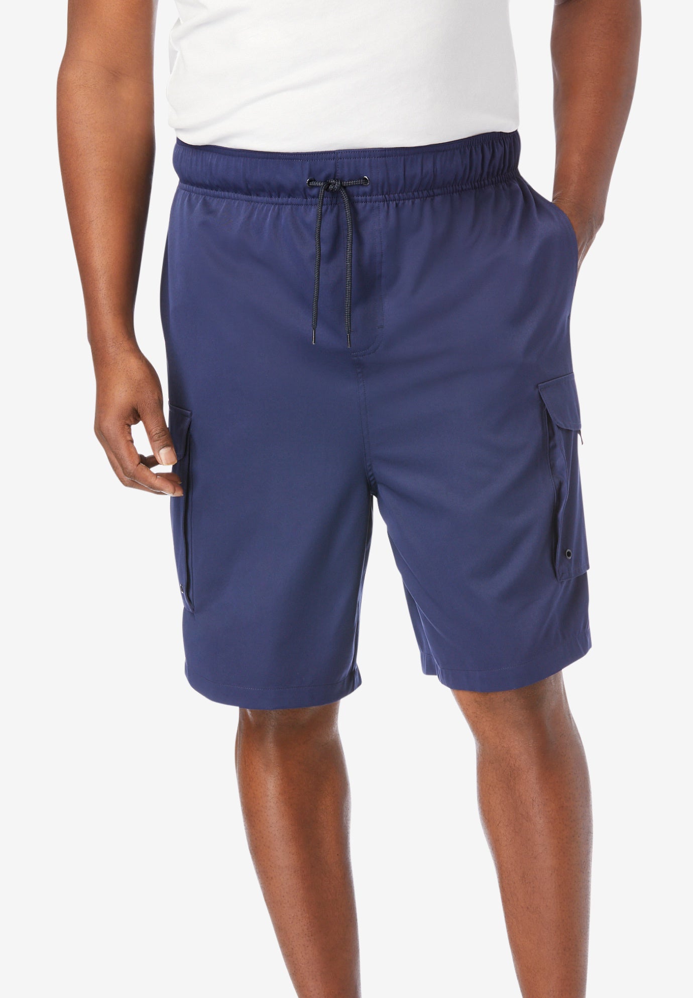 8" Flex Cargo Swim Trunks image number 0