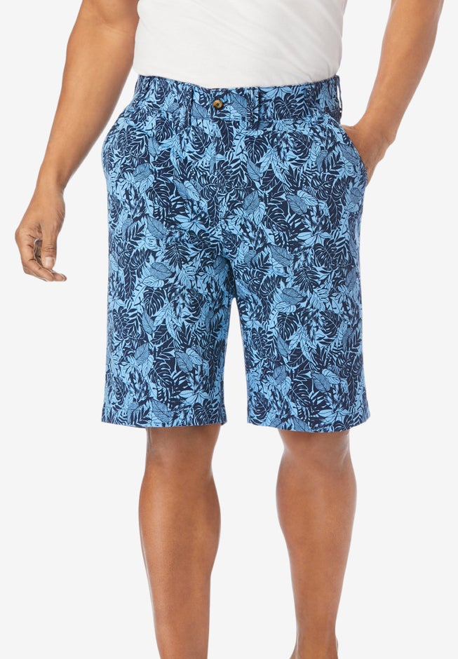 10" Flex Full-Elastic Waist Chino Shorts image number 0