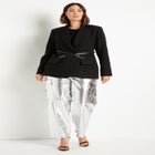 Croc Faux Leather Cargo Pant image number null