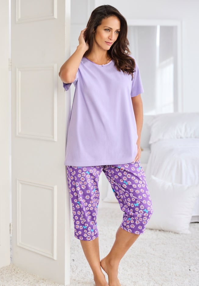 Knit Sleep Capri image number 7