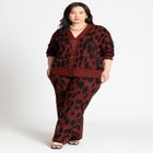 Intarsia Sweater Pant image number null