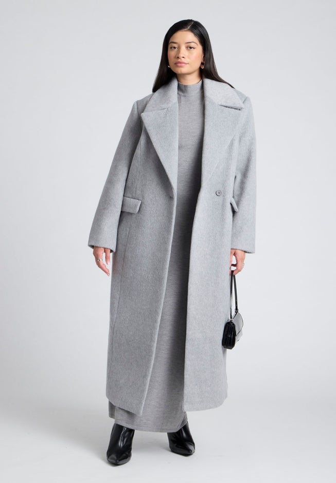 Textured Long Coat image number 3