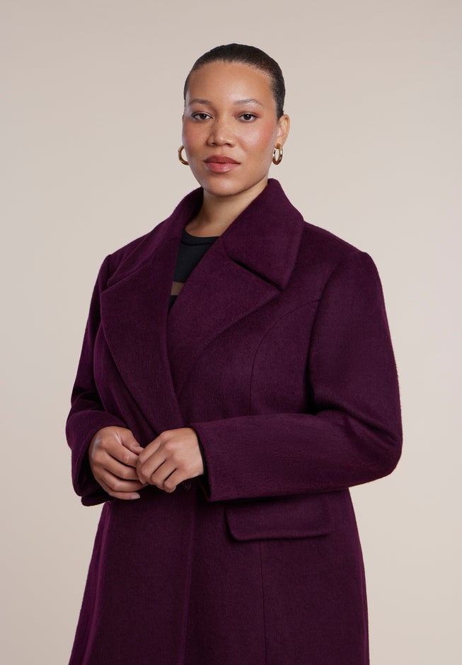 Textured Long Coat image number 2